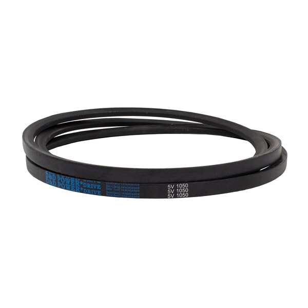 D&D 5V1050 Wedge V-Belt, 105 in Outside Length, 5/8 in Top Width, 17/32 in Thickness, 1 Ribs 5V1050 - main